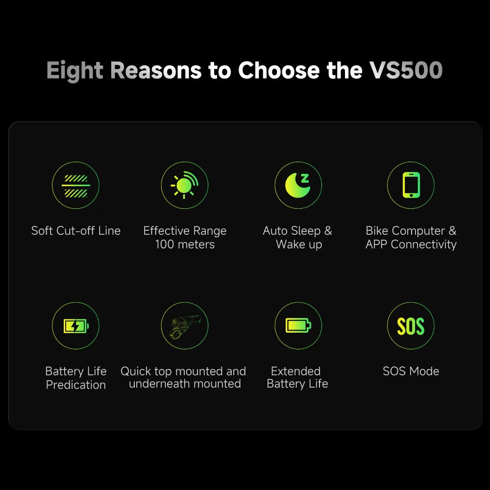 IGPSPORTS Smart Light VS500