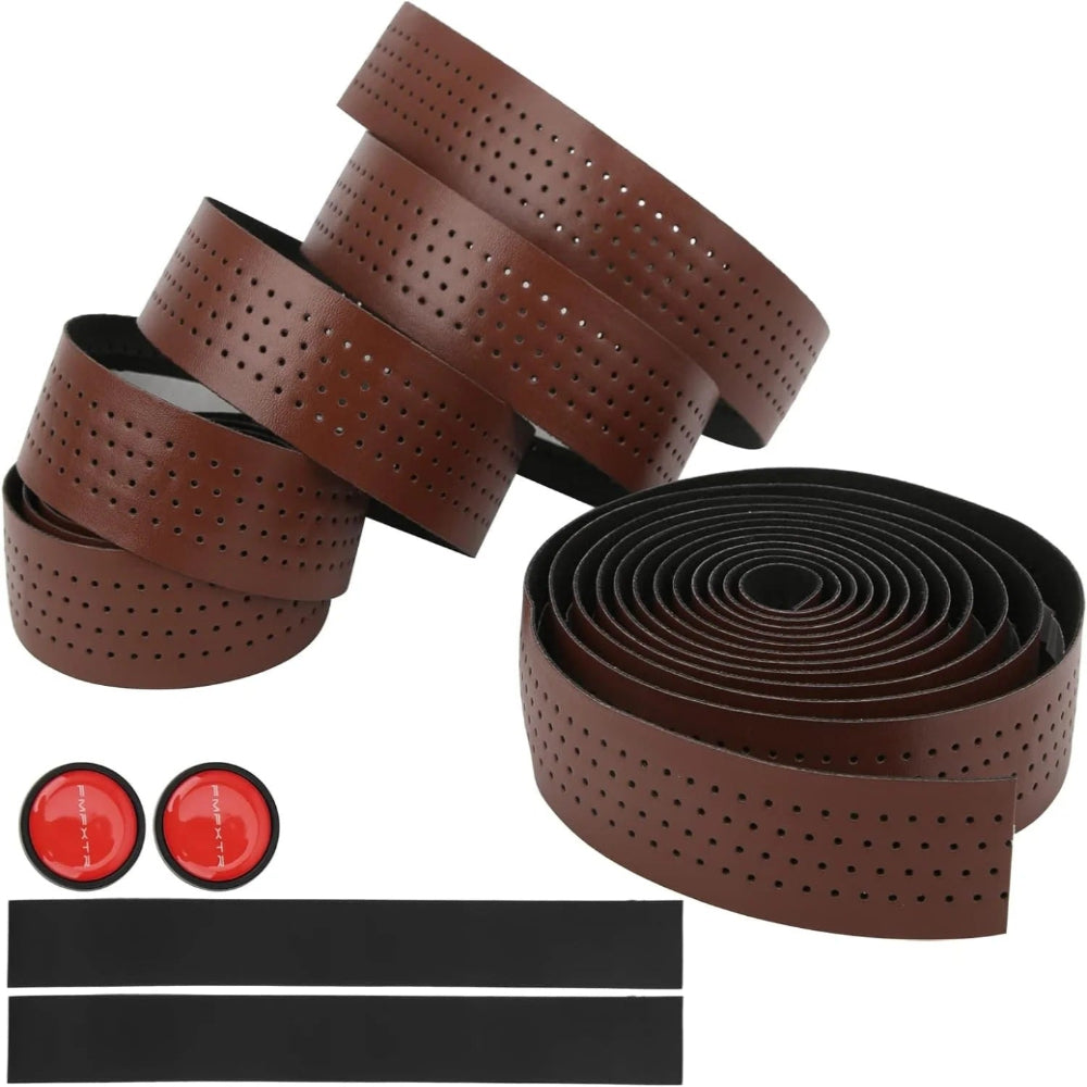 FMFXTR PU EVA Leather Handlebar Tape Bicycle