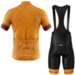 Ochre Diamond Cycling Jersey & Bib Shorts Set