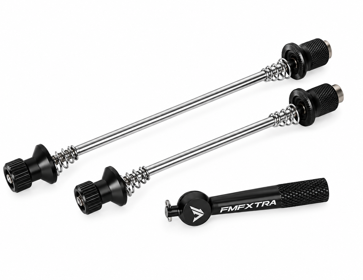 FMFXTRA Bicycle Quick-Release Skewer Set – High-Strength Steel Shaft, Lightweight & Portable