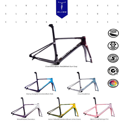 UCI Approved! ELVES Eglath Pro Disc Road Framesets, all-rounder, Carbon Disc Road Framesets