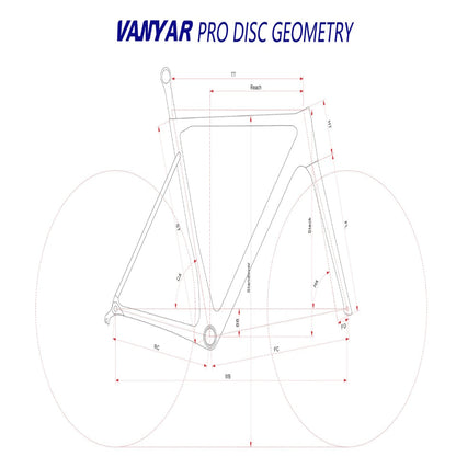 Elves Vanyar PRO Disc, UCI Approved, Road Framesets, Superlight Full Carbon Disc Road Frame