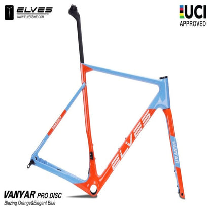 Elves Vanyar PRO Disc, UCI Approved, Road Framesets, Superlight Full Carbon Disc Road Frame