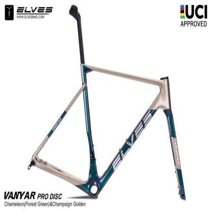 Elves Vanyar PRO Disc, UCI Approved, Road Framesets, Superlight Full Carbon Disc Road Frame