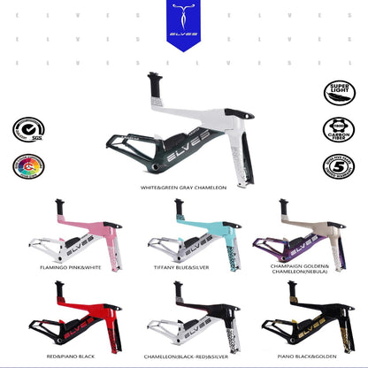 ELVES Amanyar 1.0 Carbon Triathlon Disc Framesets,TT Carbon Disc Framesets