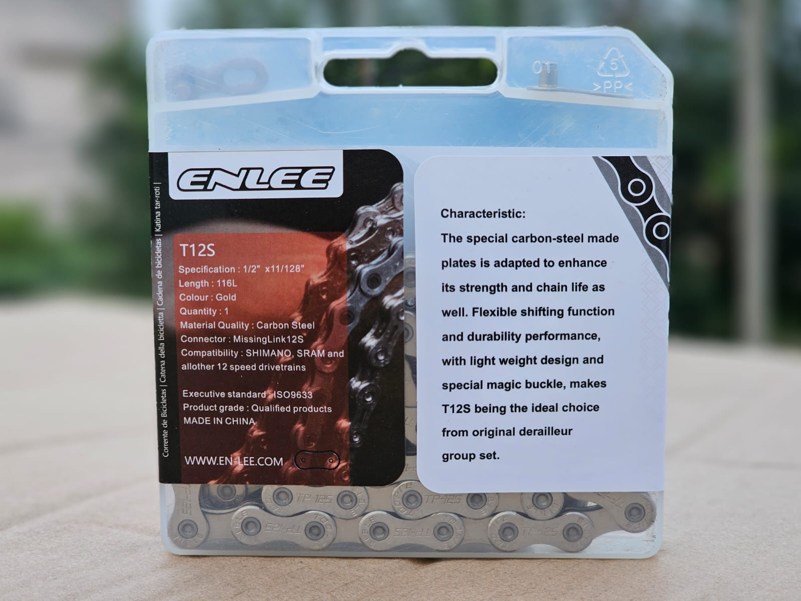 ENLEE Anti-Rust Mountain Road Bicycle Chain 8/10/11/ Speed Silver/Gold MTB Cycle And Road Cycle Chains