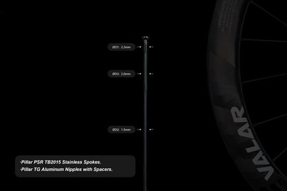 OROME VALAR TH36G Carbon Gravel Disc Brake Wheelsets