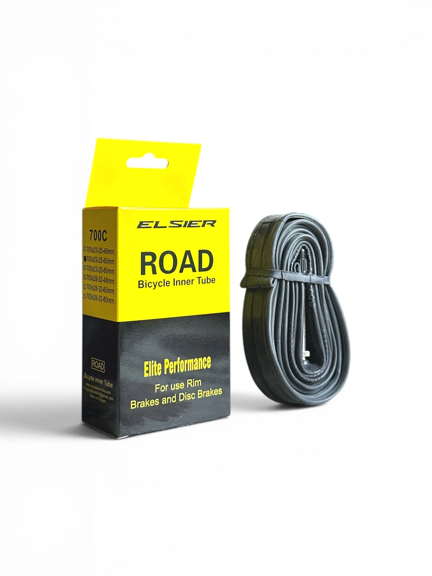 Elsier 700*23-25C Road Bike Butyl Inner Tube