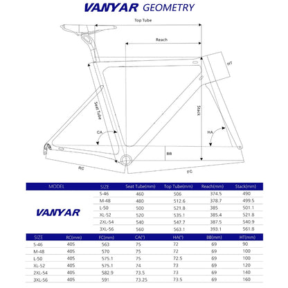UCI Approved! ELVES Vanyar Carbon SuperLight Road Framesets