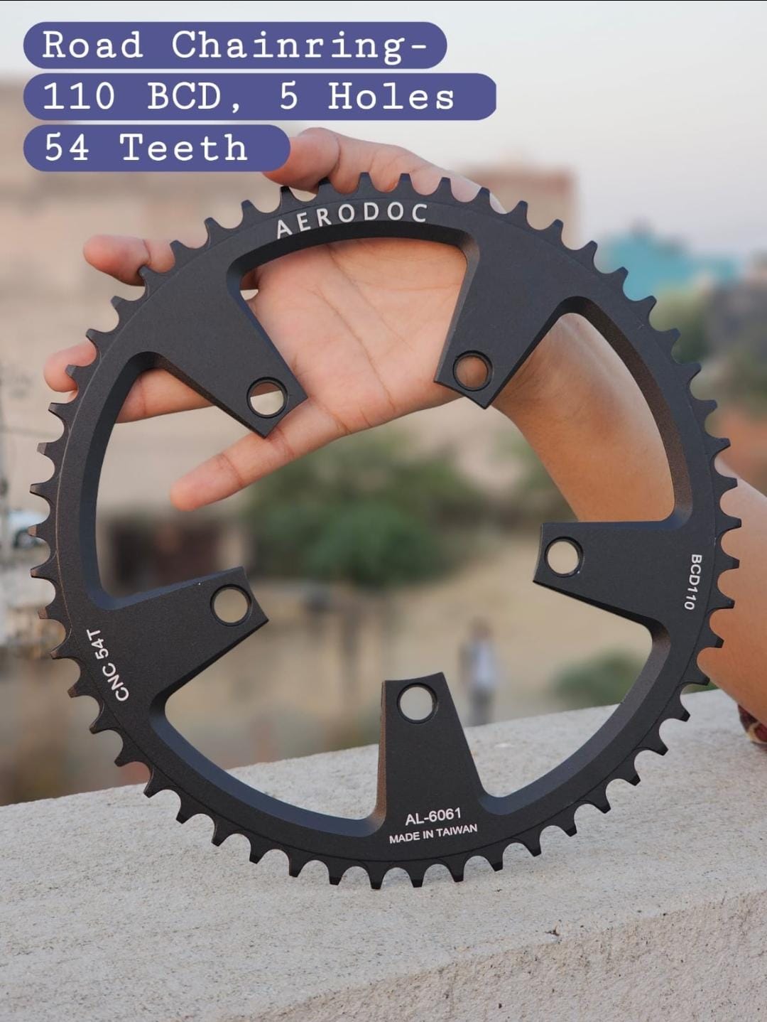 Aerodoc Road Chainring 110 BCD 5 Holes