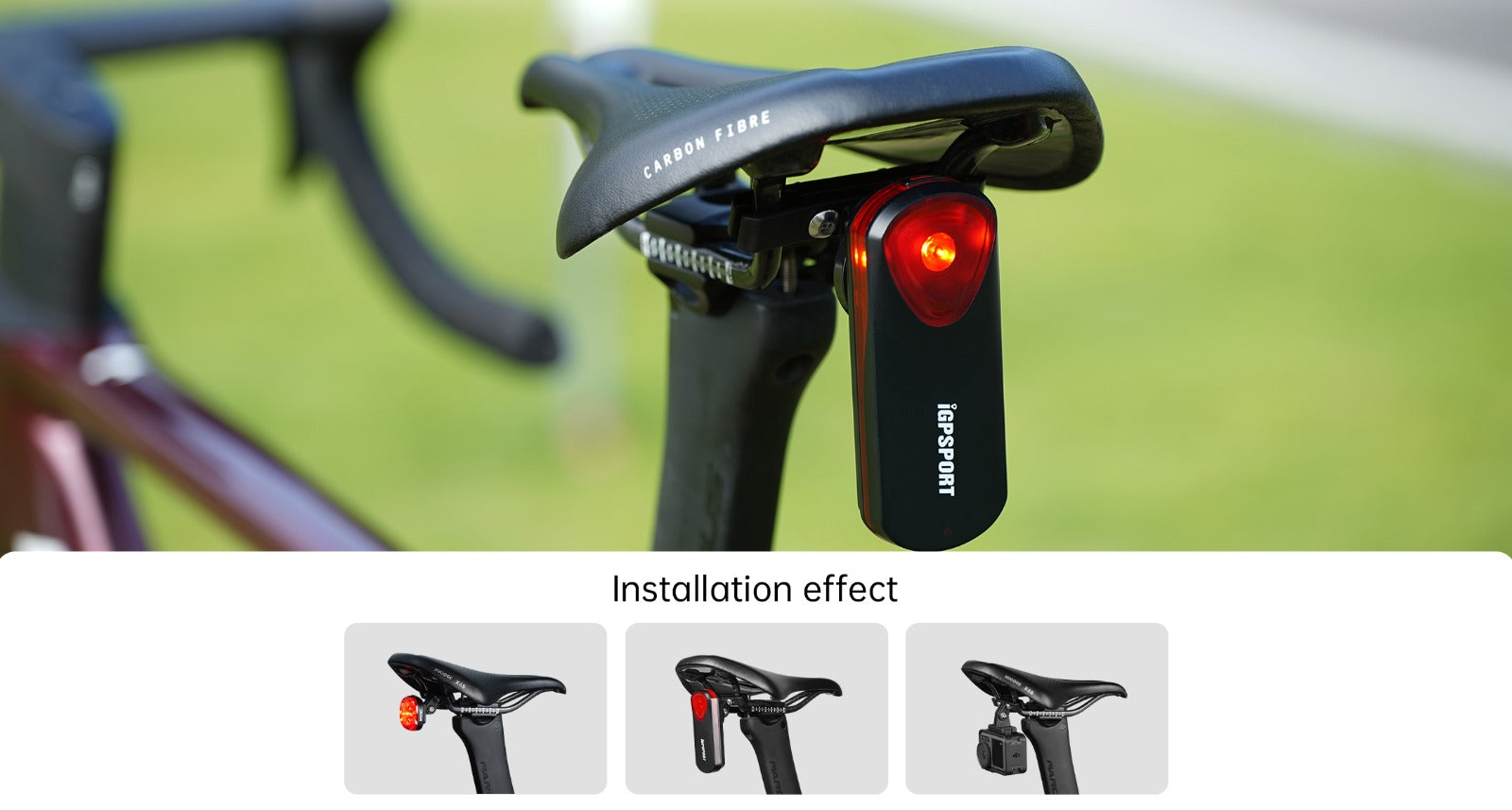 iGPSPORT M30 Saddle Mount for Bicycle Lights