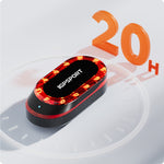 iGPSPORT bicycle front LED safety light with bright circular illumination