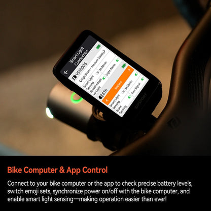 IGPSPORT ET6 Smart Emoji Taillight