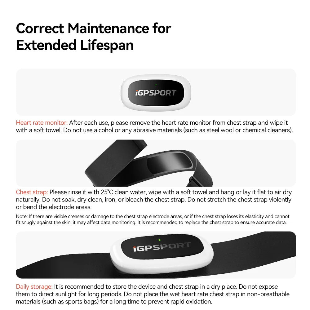 IGPSPORTS Heart Rate HR50