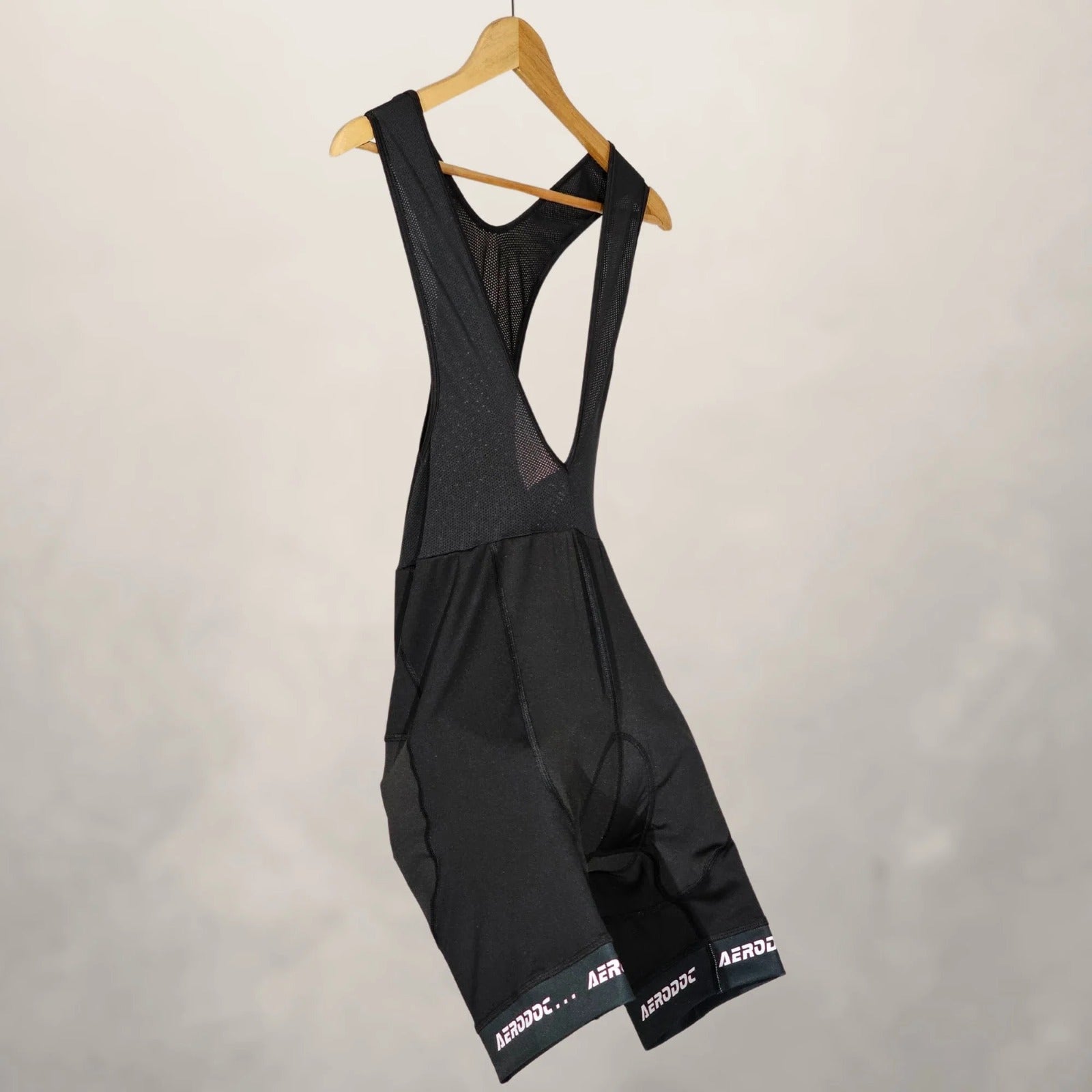 Aerodoc EconoRide Cycling Gel Padded Bib Shorts Black