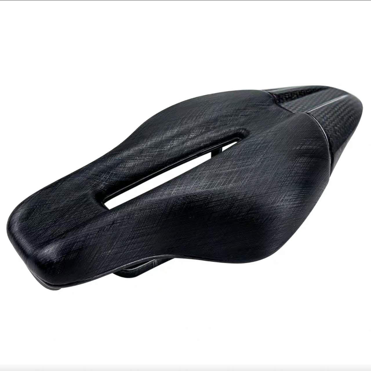 Ultra-Light Carbon Fiber Road Bike Saddle –Performance Cycling Seat with Center Relief Cutout