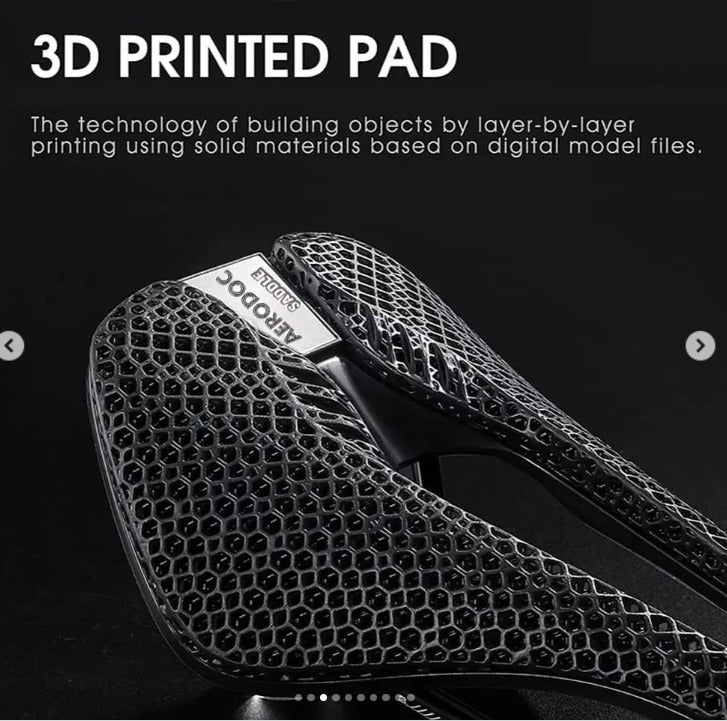 Aerodoc Lightweight 3D Honeycomb Bicycle Saddle