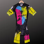 Cycling Onepiece Aero Lycra Triathlon Suit with Gelpad