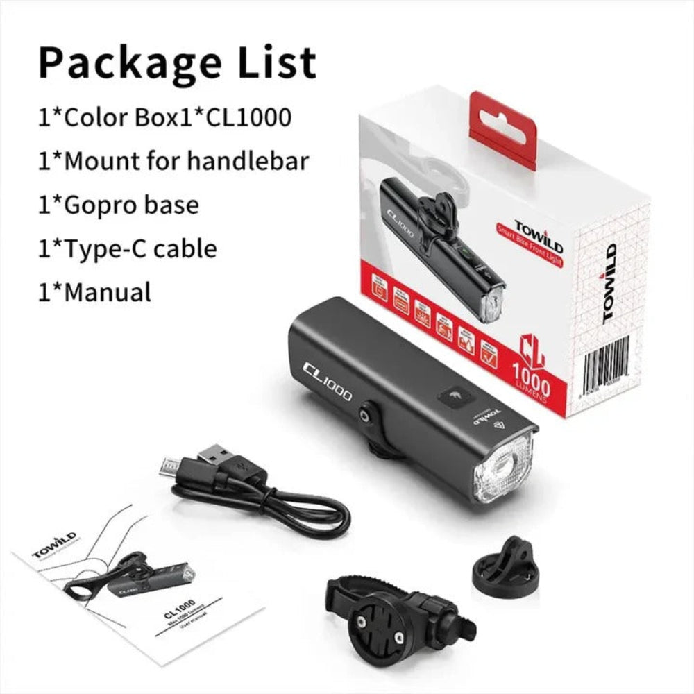 TOWILD CL1000 Bike Light