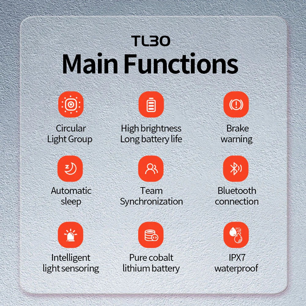 iGPSPORT TL30 Smart Tailight