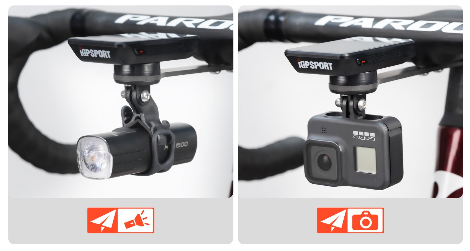iGPSPORT M82S Integrated Out-front Bike Mount