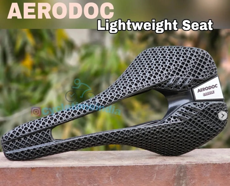 Aerodoc Lightweight 3D Honeycomb Bicycle Saddle
