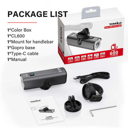 TOWILD CL600 Bike Light