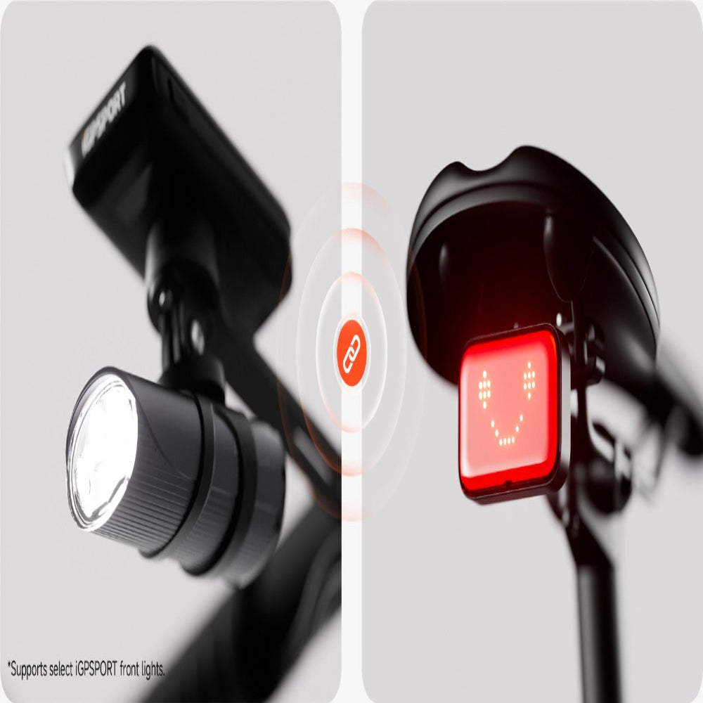 IGPSPORT ET6 Smart Emoji Taillight