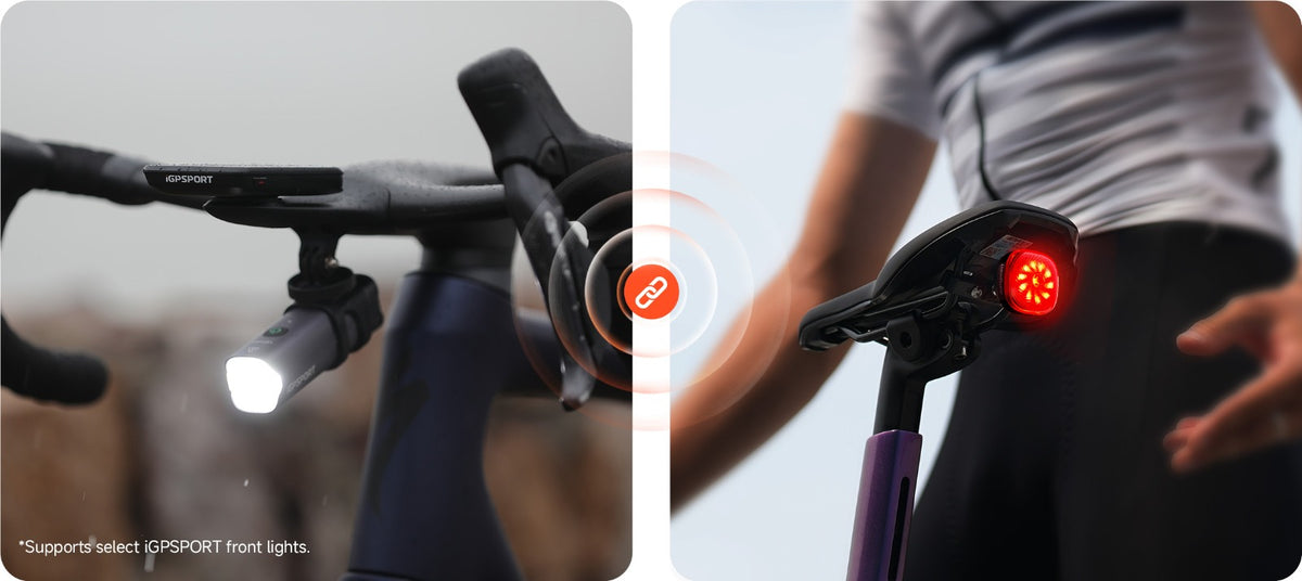iGPSPORT TL50 Ultra-Light Smart Taillight Ride Smart Ride Light