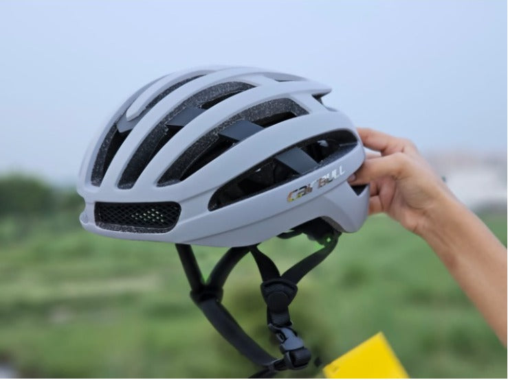 Cairbull Venger lightweight cycling helmet for road and MTB biking grey/black